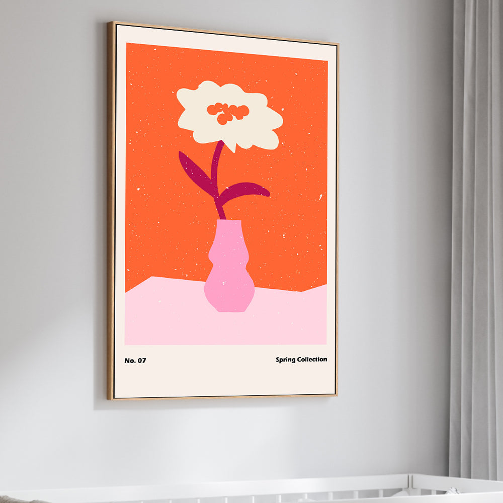 wall-art-print-canvas-poster-framed-Spring Flower, Style B-2