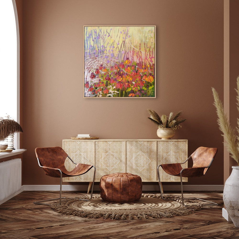 wall-art-print-canvas-poster-framed-Sunlit Flowers, Style A-by-Ekaterina Prisich-Gioia Wall Art