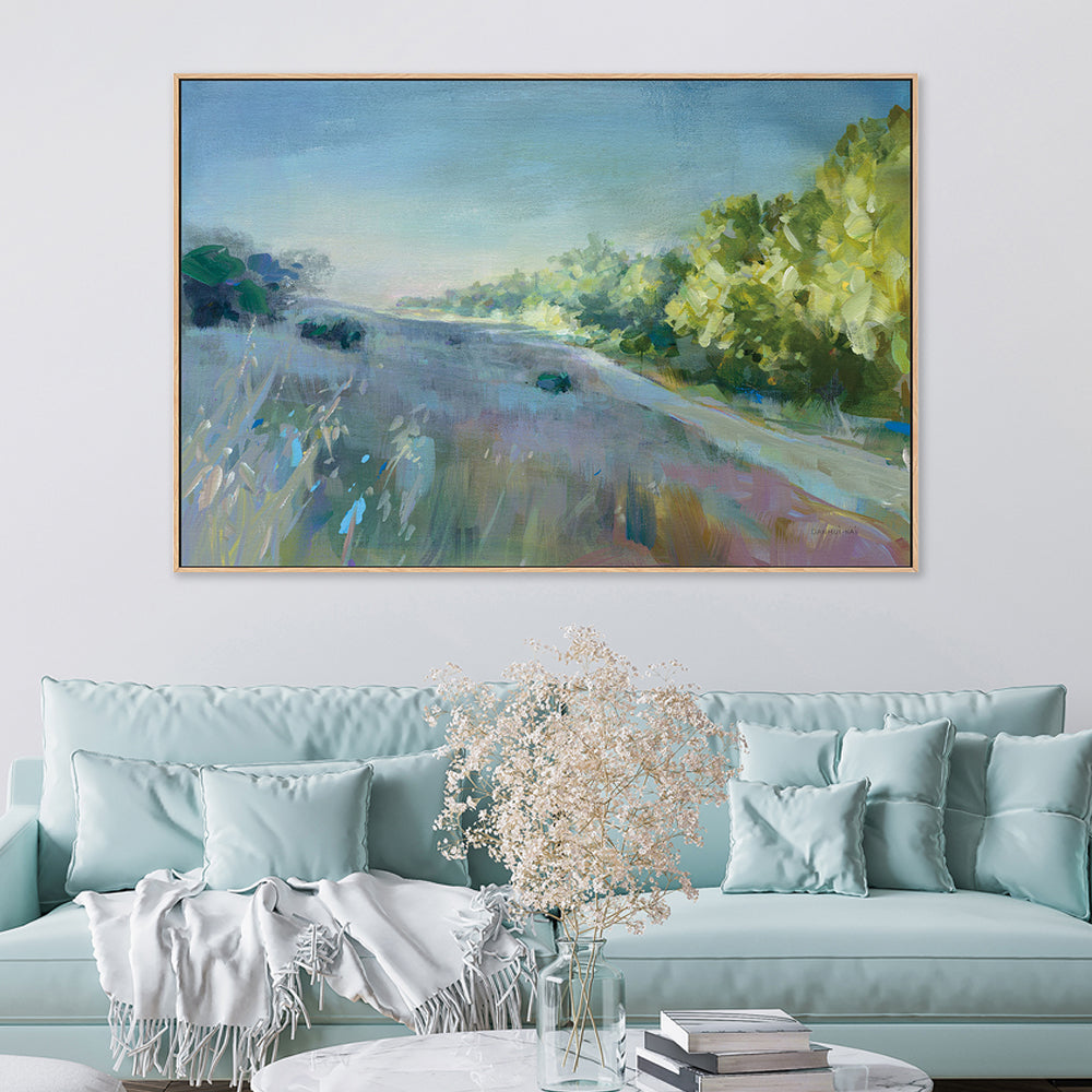 wall-art-print-canvas-poster-framed-Sunrise Meadow , By Danhui Nai-2