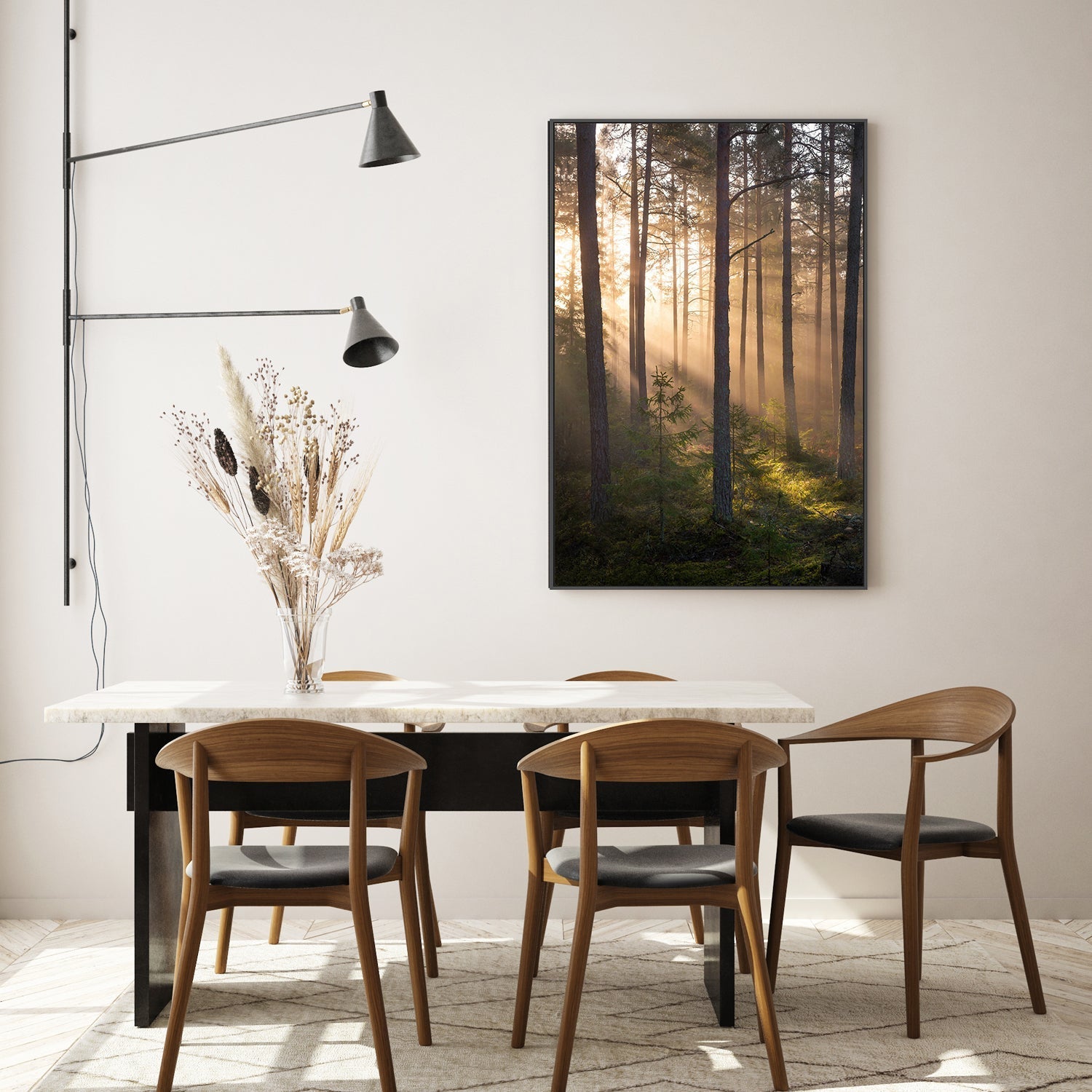 wall-art-print-canvas-poster-framed-Sunshine Forest , By Christian Lindsten-GIOIA-WALL-ART