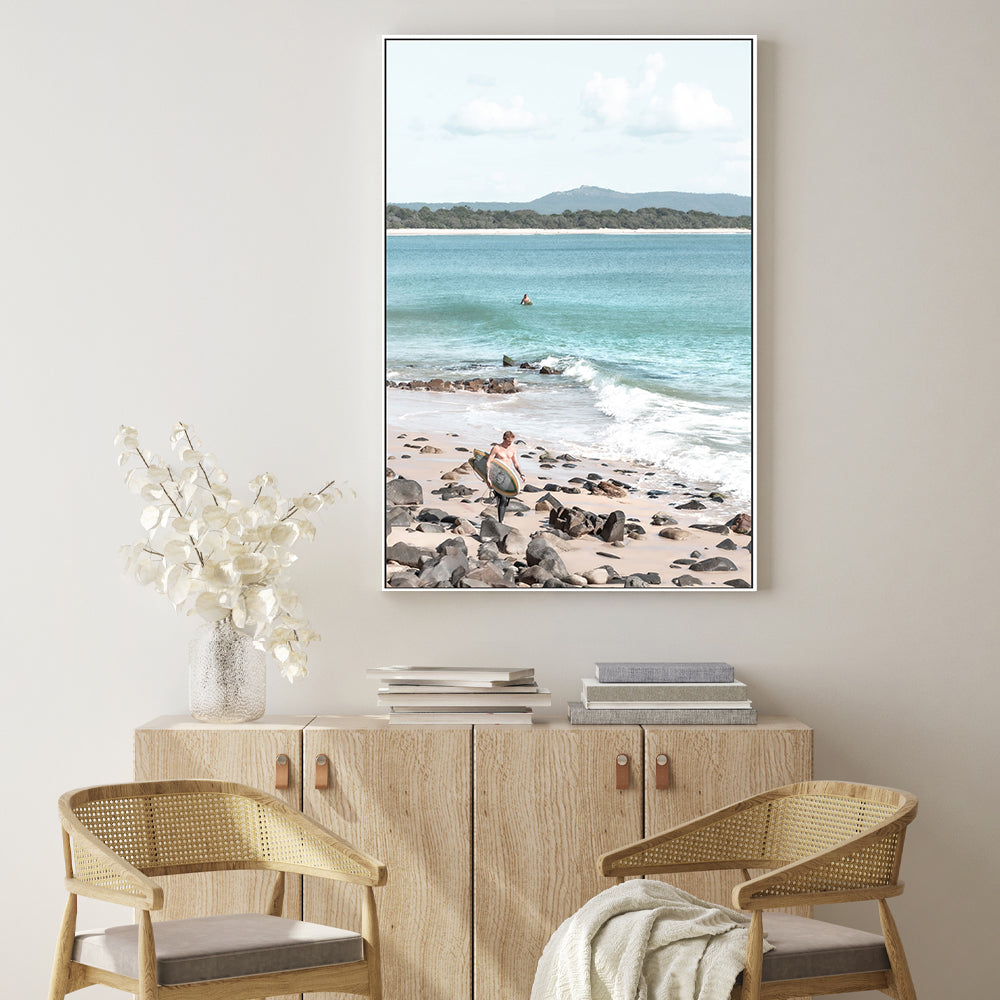 wall-art-print-canvas-poster-framed-Surf Haven , By Tricia Brennan-GIOIA-WALL-ART