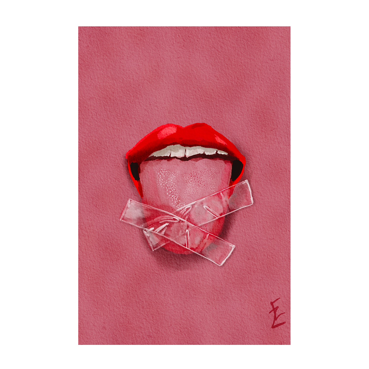 wall-art-print-canvas-poster-framed-The Lick , By Ekaterina Zagorska-1