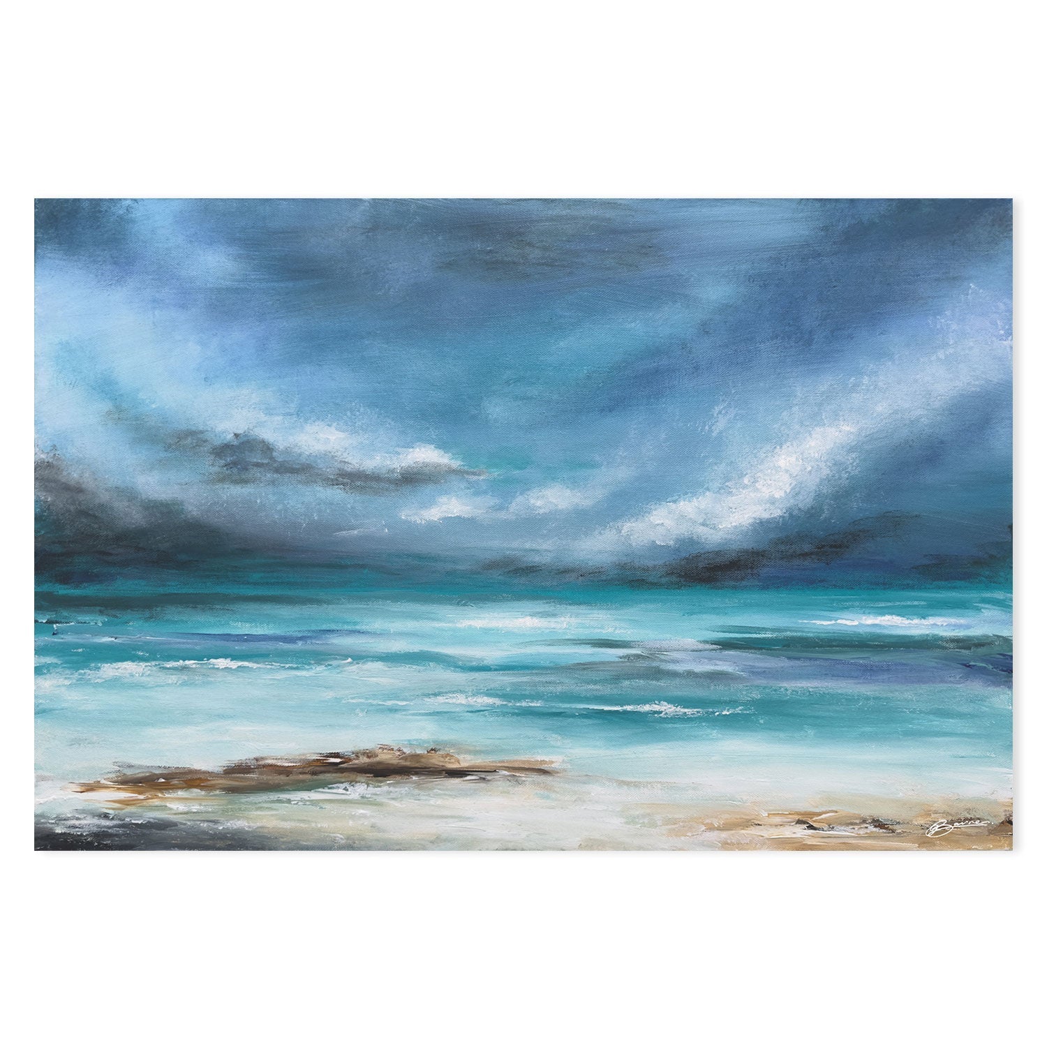 Coastal Abstract Wall Art | Canvas Prints & Posters – Gioia Wall Art