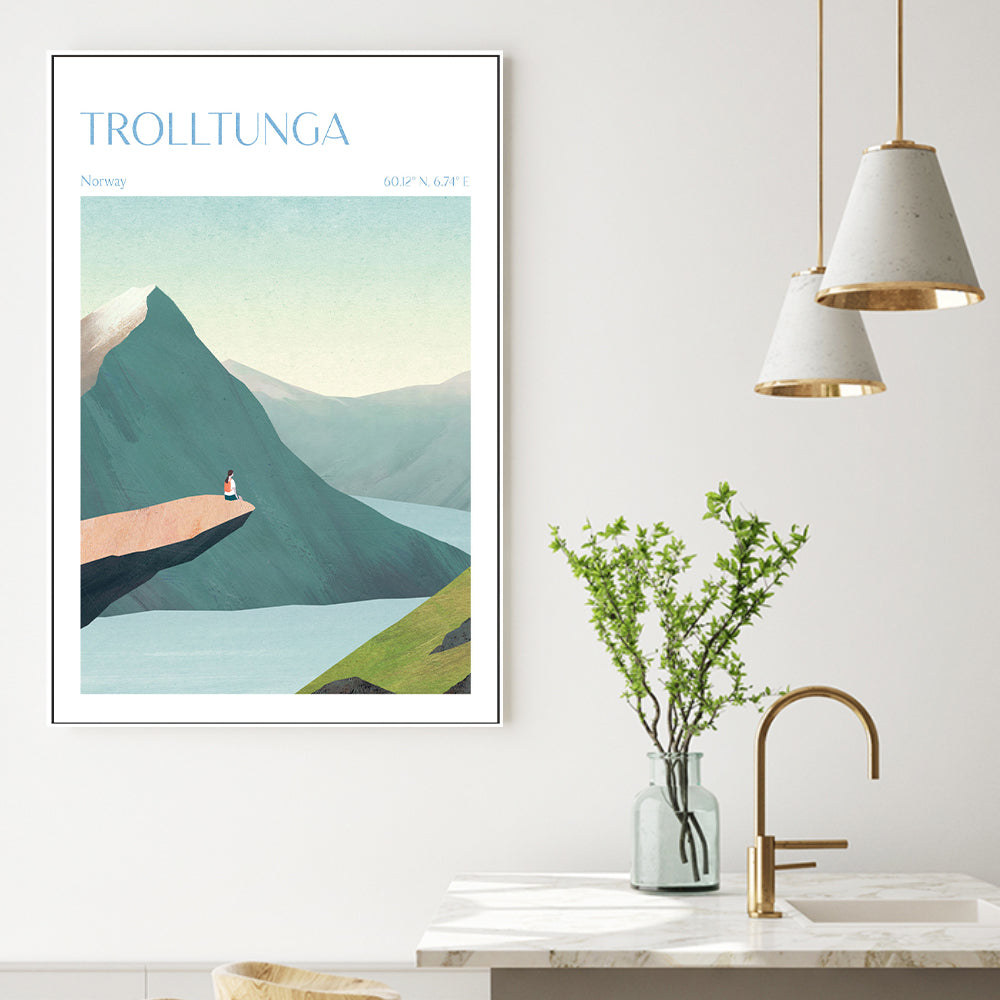 wall-art-print-canvas-poster-framed-Trolltunga, Norway , By Long Way Home-GIOIA-WALL-ART