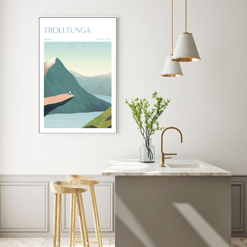 wall-art-print-canvas-poster-framed-Trolltunga, Norway , By Long Way Home-GIOIA-WALL-ART