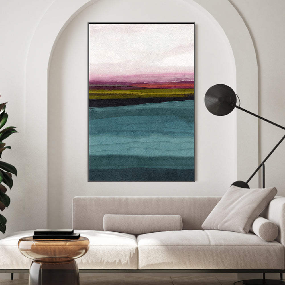 wall-art-print-canvas-poster-framed-Turq Landscape, Style B , By Lisa Nohren-2