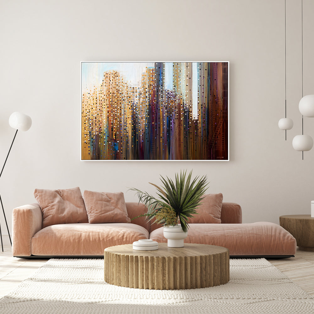 wall-art-print-canvas-poster-framed-Urban Skyline-GIOIA-WALL-ART