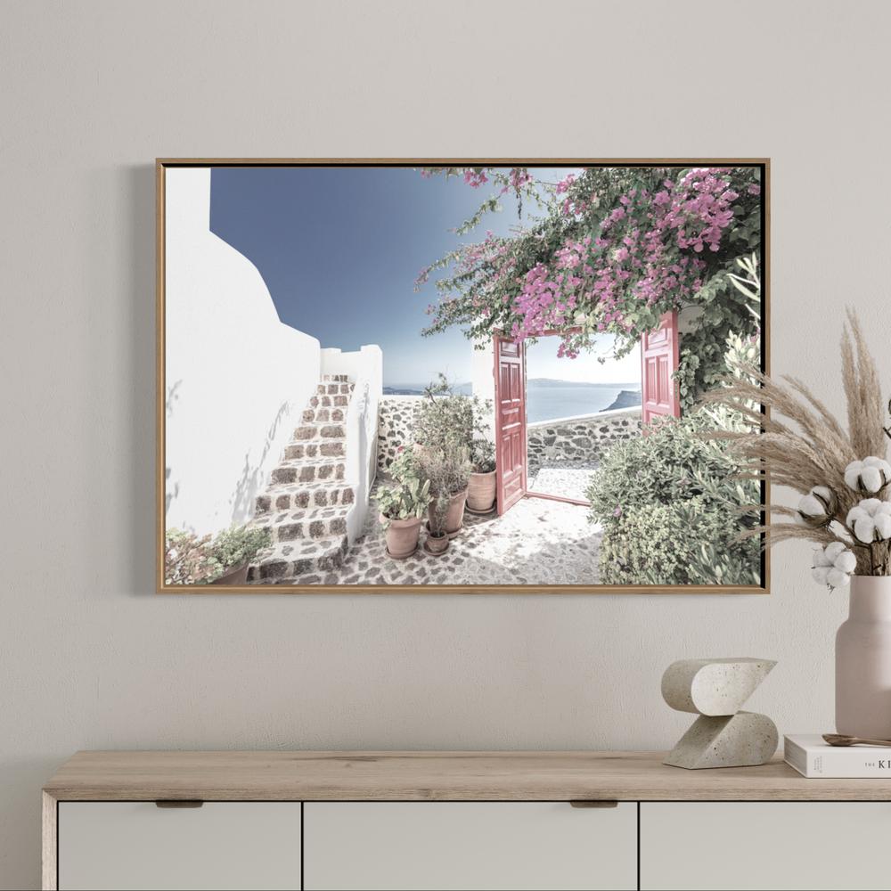 wall-art-print-canvas-poster-framed-Vacation To Santorini-by-Gioia Wall Art-Gioia Wall Art