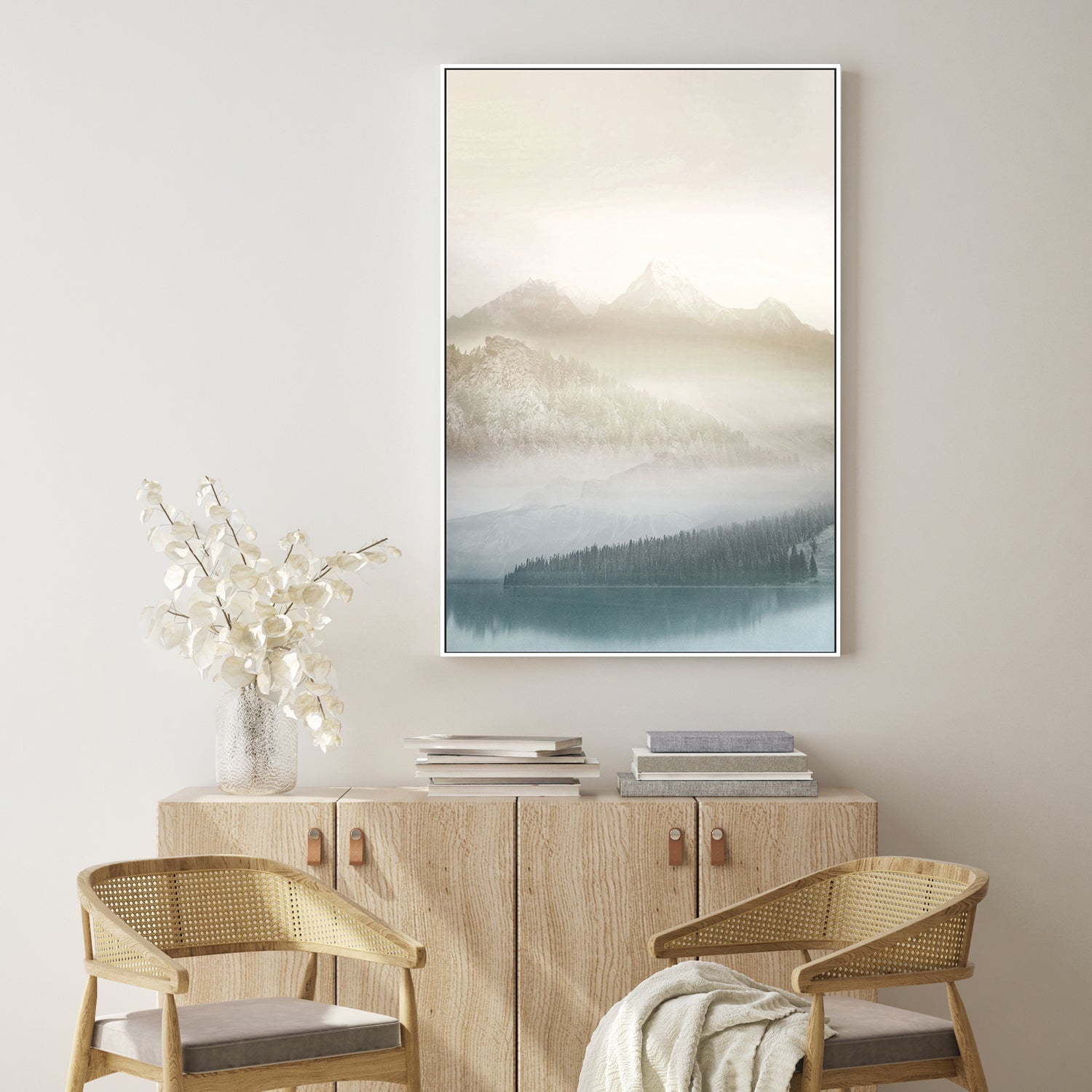 wall-art-print-canvas-poster-framed-Vanilla Landscape, Style C , By Hope Bainbridge-2