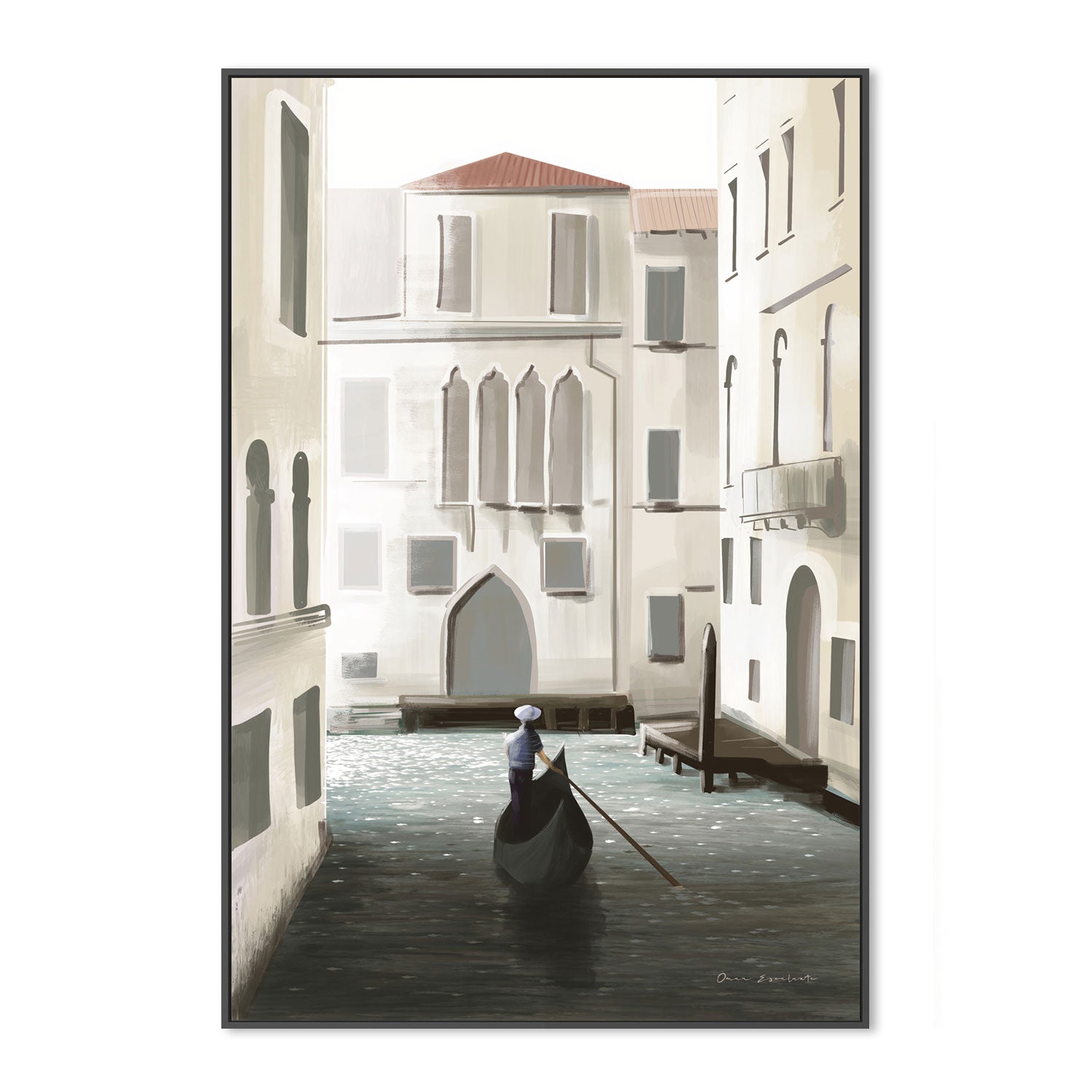 wall-art-print-canvas-poster-framed-Venice Moment , By Omar Escalante-GIOIA-WALL-ART