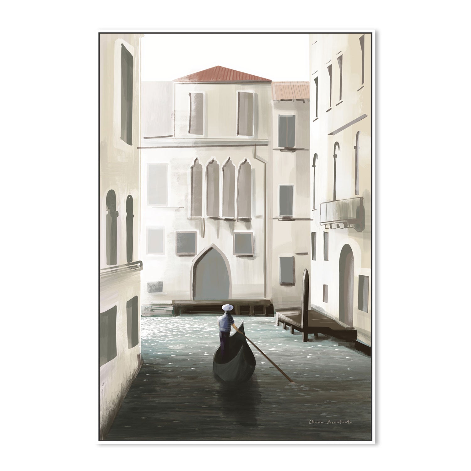 wall-art-print-canvas-poster-framed-Venice Moment , By Omar Escalante-GIOIA-WALL-ART