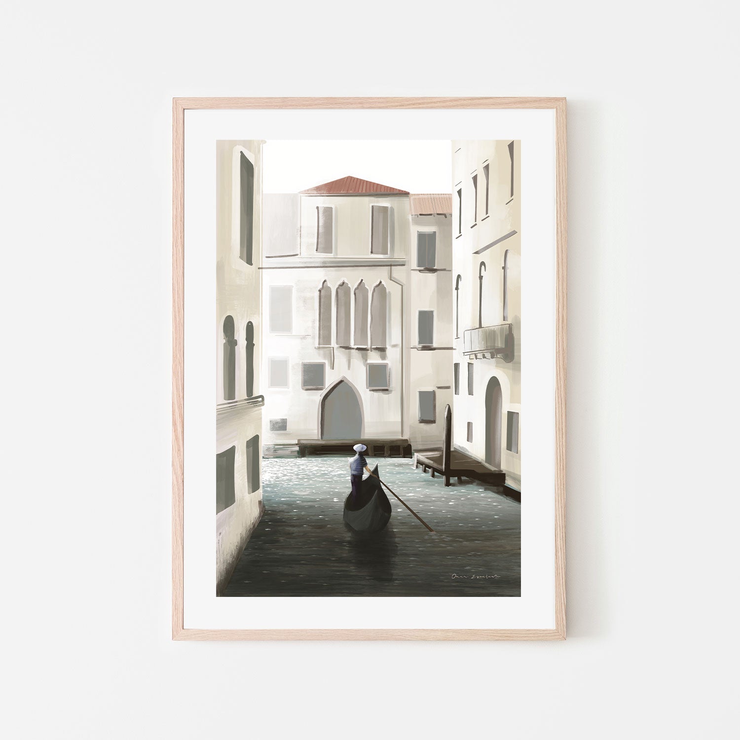 wall-art-print-canvas-poster-framed-Venice Moment , By Omar Escalante-GIOIA-WALL-ART