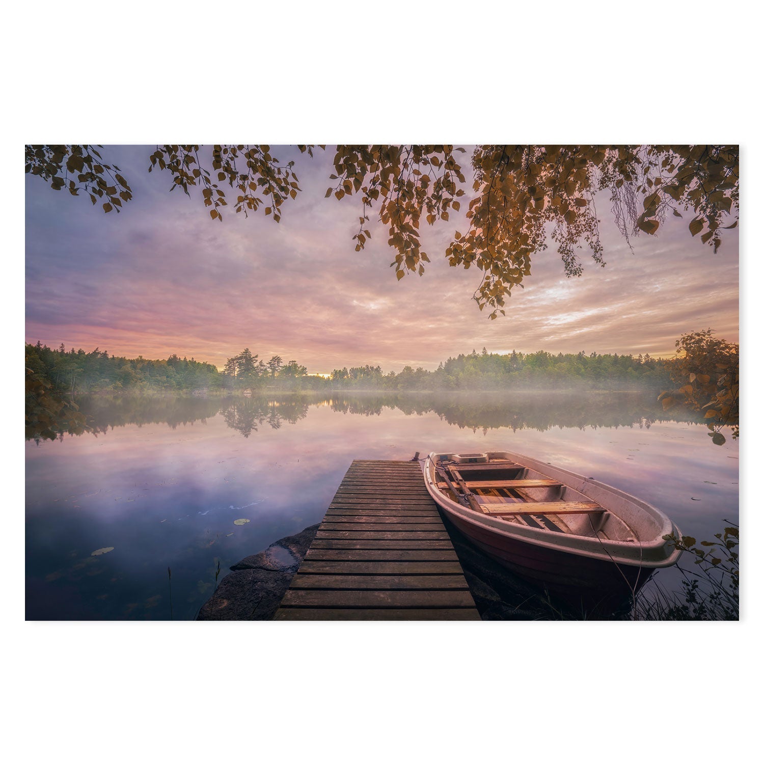 wall-art-print-canvas-poster-framed-Violet Lake , By Christian Lindsten-GIOIA-WALL-ART