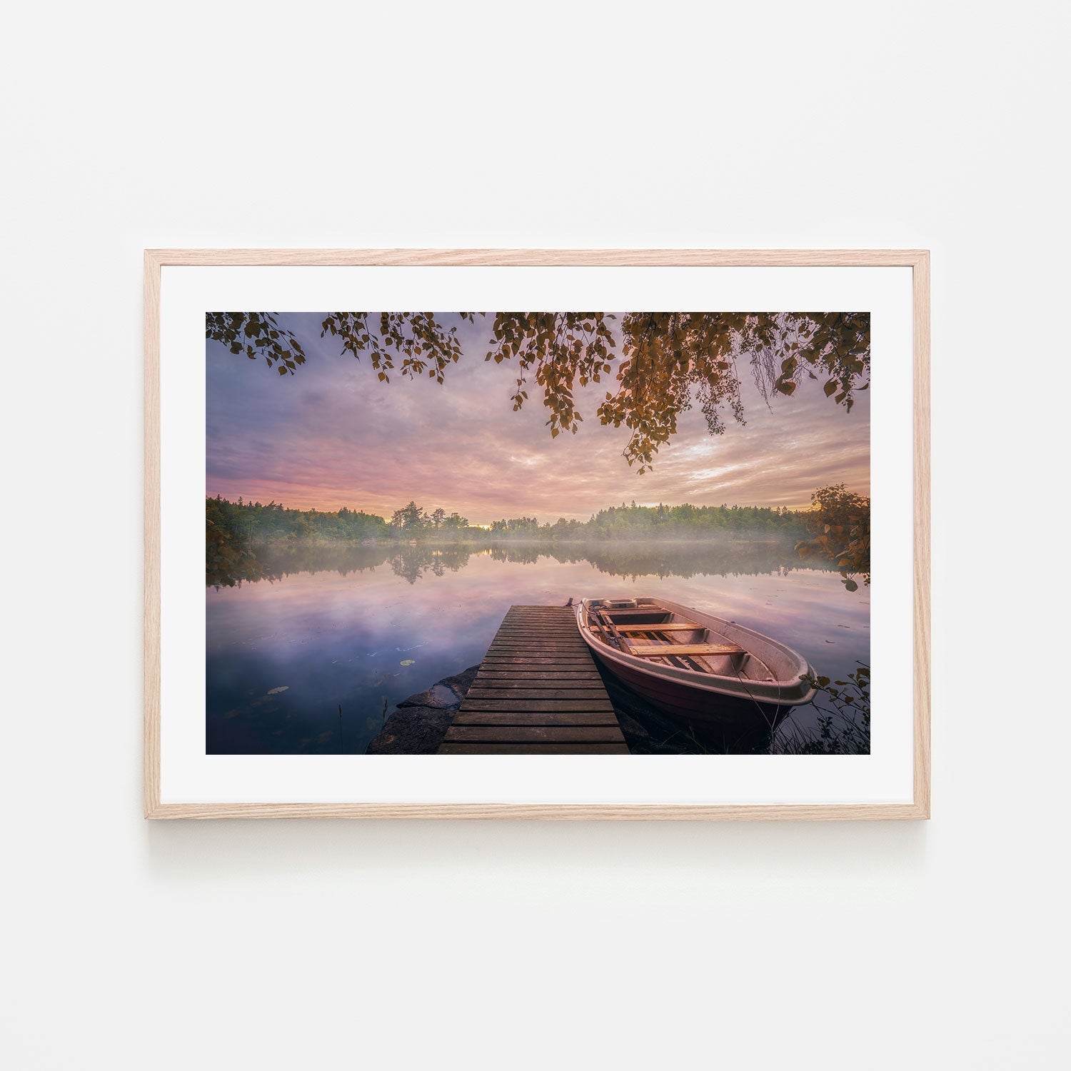 wall-art-print-canvas-poster-framed-Violet Lake , By Christian Lindsten-GIOIA-WALL-ART