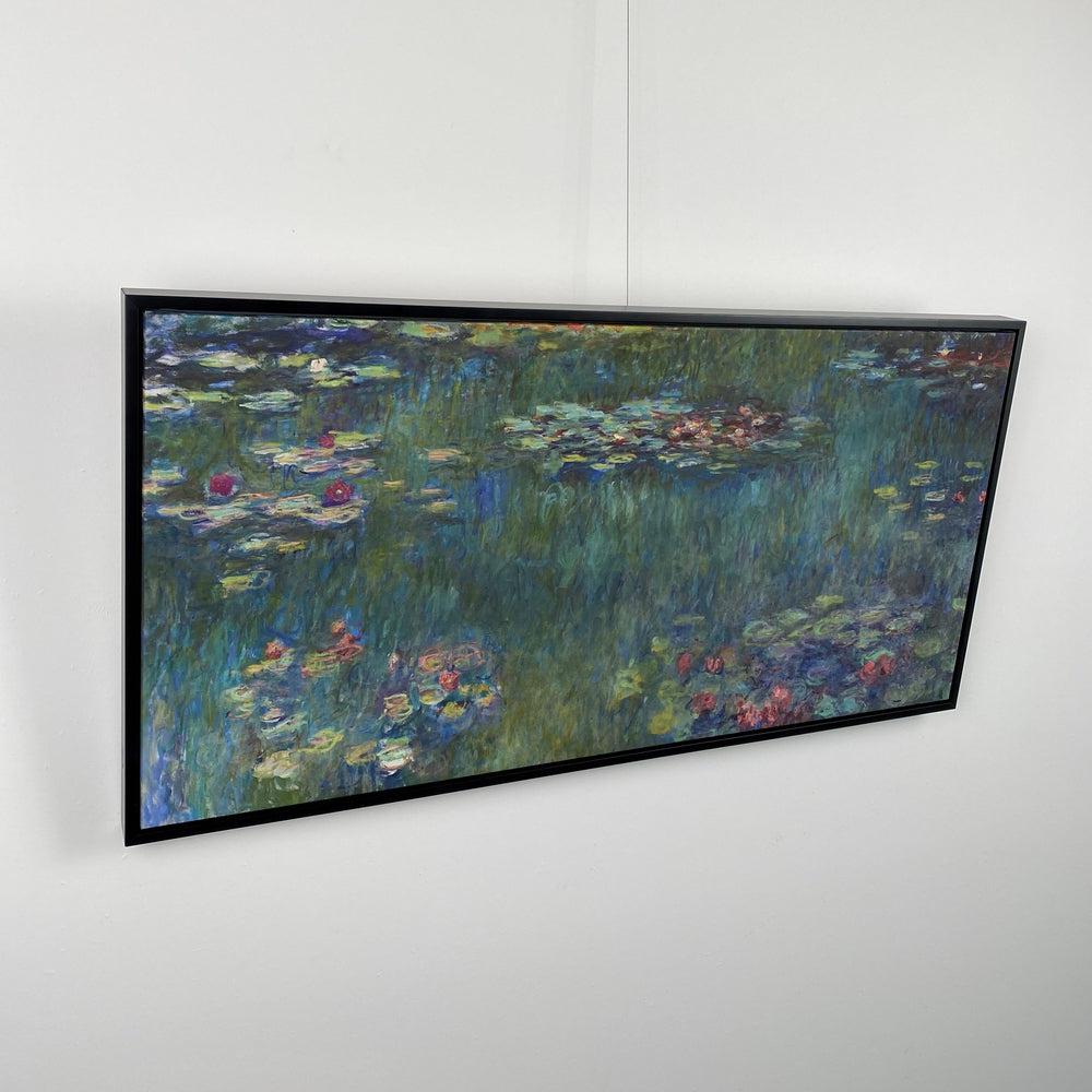 wall-art-print-canvas-poster-framed-Water Lilies, Monet-by-Gioia Wall Art-Gioia Wall Art