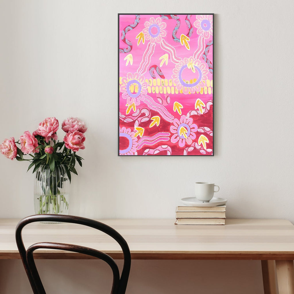 Welcome Home Kalthi , By Bilura Watu |Wall Art Print Framed Canvas ...