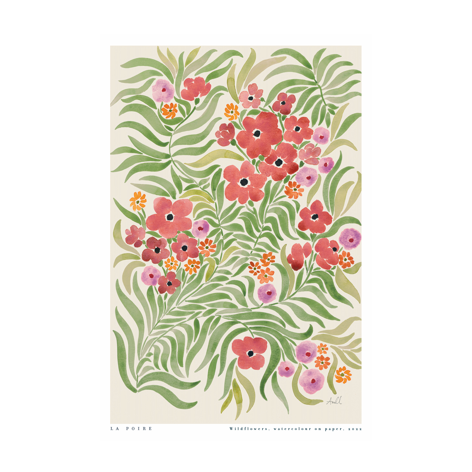 wall-art-print-canvas-poster-framed-Wild flowers , By La Poire-GIOIA-WALL-ART