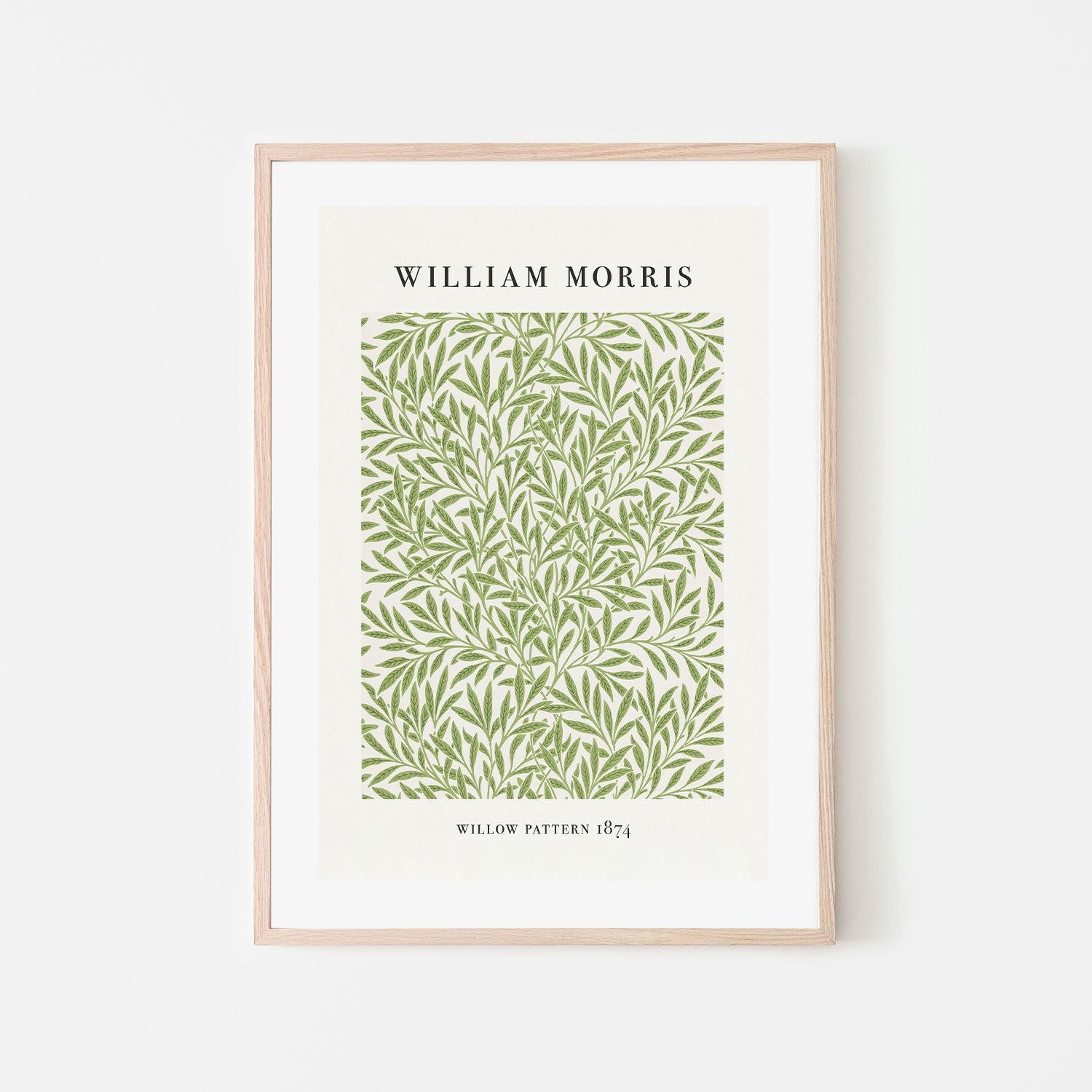 wall-art-print-canvas-poster-framed-Willow Pattern , By William Morris-GIOIA-WALL-ART