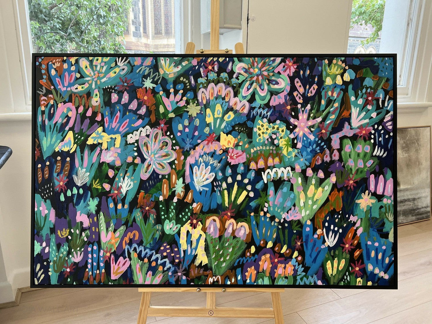 Secret Garden Acrylic On Canvas 90X140Cm By Victoria Corcoran Original Artwork