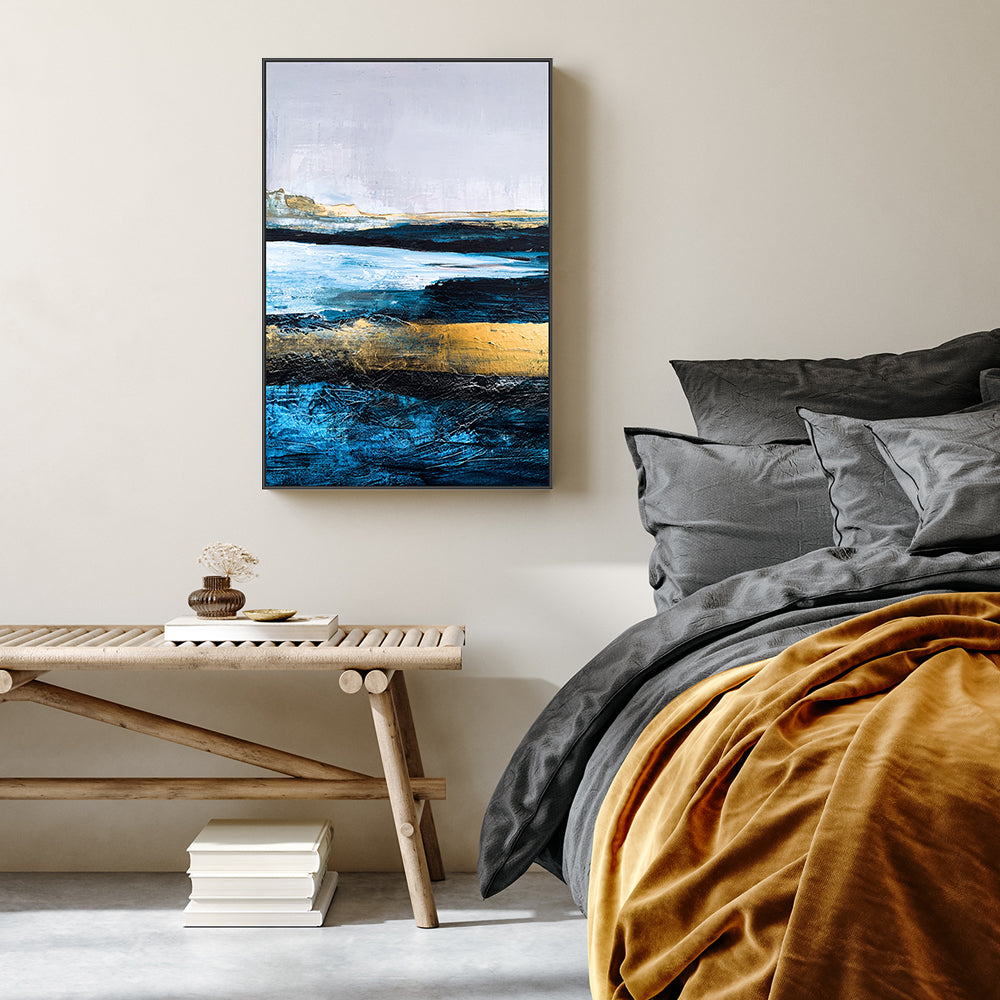 Deep Horizon , Hand-painted Canvas