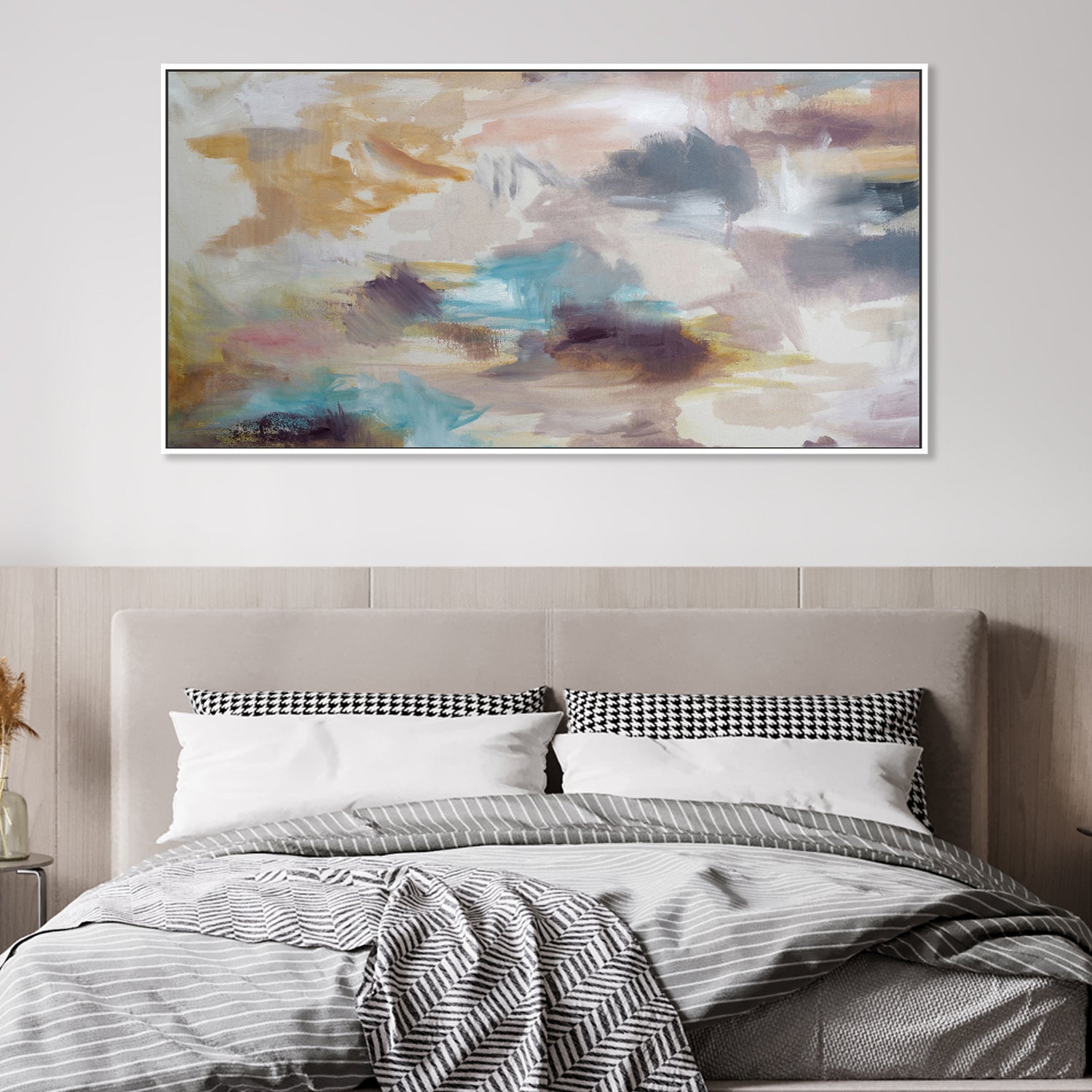 Ominous Clouds, Style B, Hand-Painted Canvas