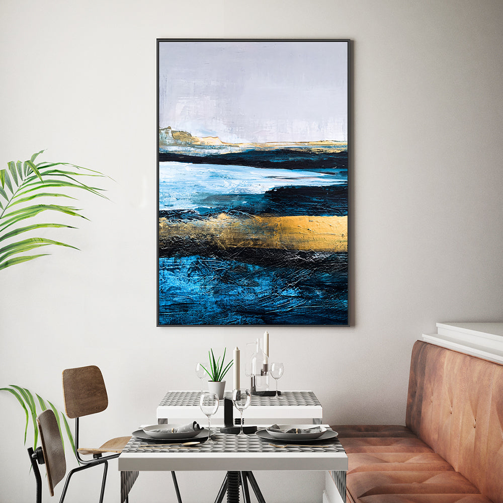 Deep Horizon , Hand-painted Canvas