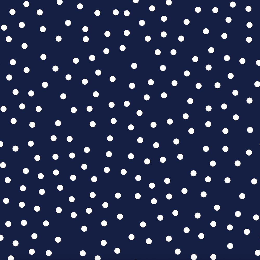 Navy And White Dots  Wallpaper