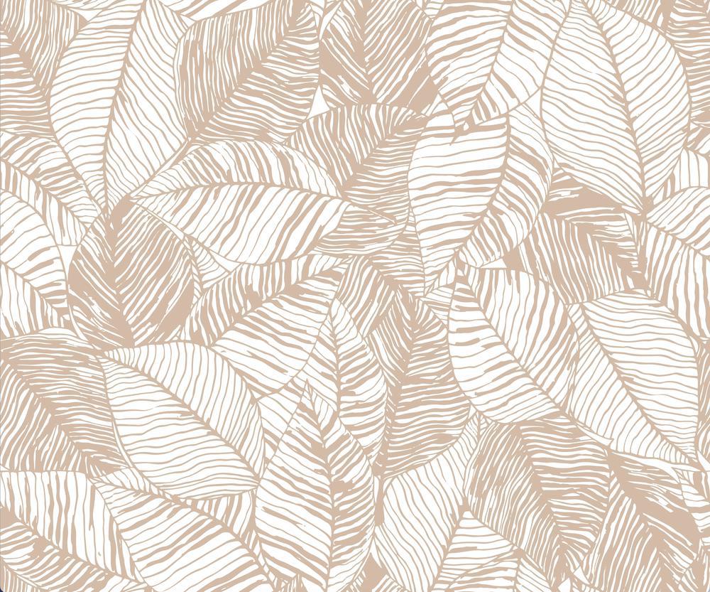 Neutral Palm Leaves-wallpaper-eco-friendly-easy-removal-GIOIA-WALL-ART